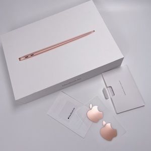Apple Macbook Air 13-inch 2022 A2179 Gold with Apple Stickers - EMPTY BOX